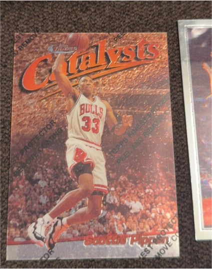 1997-98 Topps Finest Catalysts #C1 Scottie Pippen — front