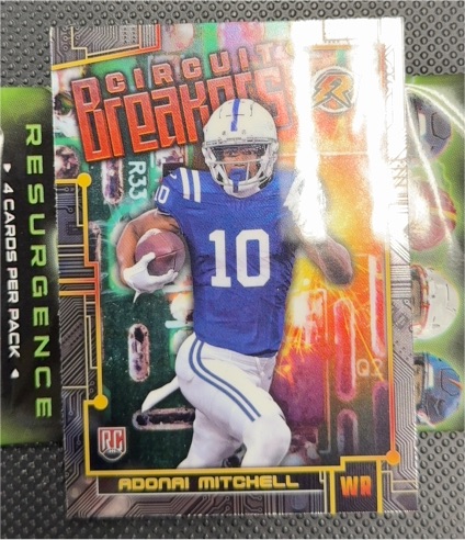 2024 Topps Resurgence Circuit Breakers #CB-9 Adonai Mitchell — front