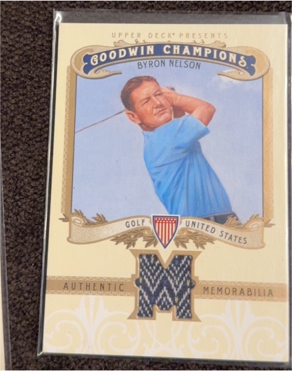 2012 Upper Deck Goodwin Champions #31 Byron Nelson — front