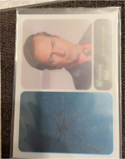 2014 Cryptozoic Breaking Bad Blue Sky Insert HSBG-02 Saul Goodman — front