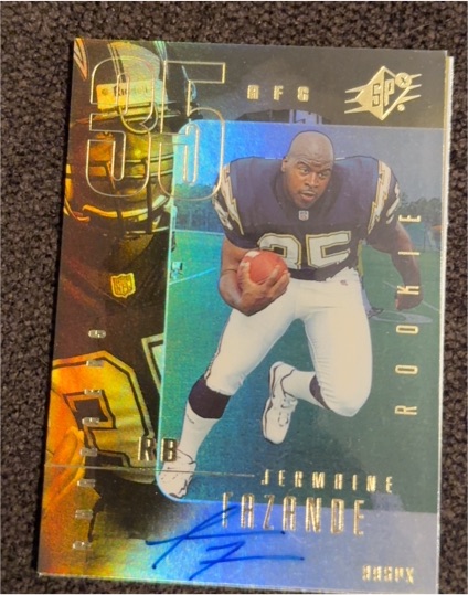 1999 SPx #98 Jermaine Fazande — front