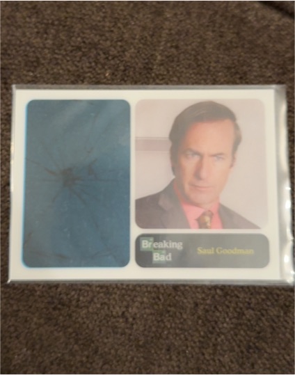 2014 Cryptozoic Breaking Bad Seasons 1-5 Blue Sky #HSBG-02 Saul Goodman — front