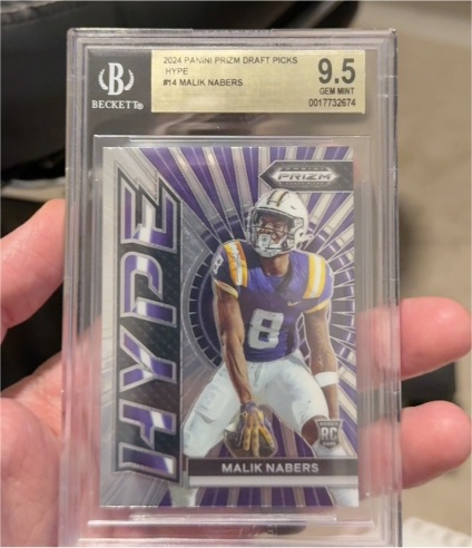 2024 Panini Prizm Draft Picks #14 Malik Nabers — front