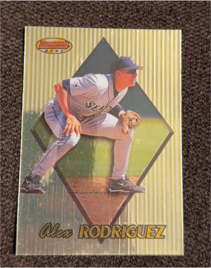 1999 Bowman's Best #50 Alex Rodriguez — front