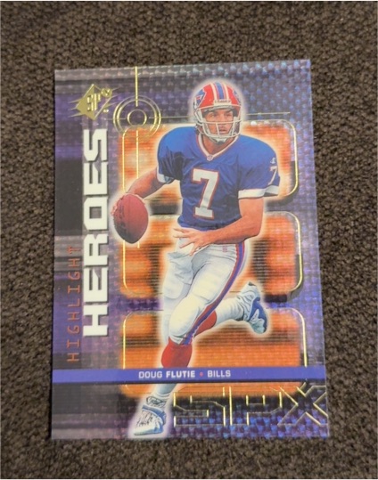 1999 SPx Highlight Heroes #H2 Doug Flutie — front