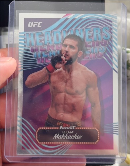 2024 Topps Finest UFC Headliners #HDL-8 Islam Makhachev — front