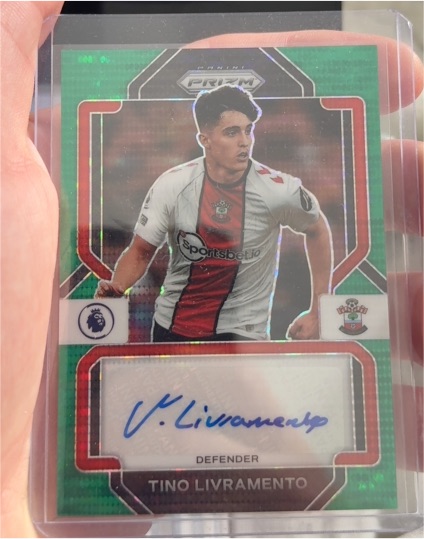 2022-23 Panini Prizm Premier League #S-TL Tino Livramento — front