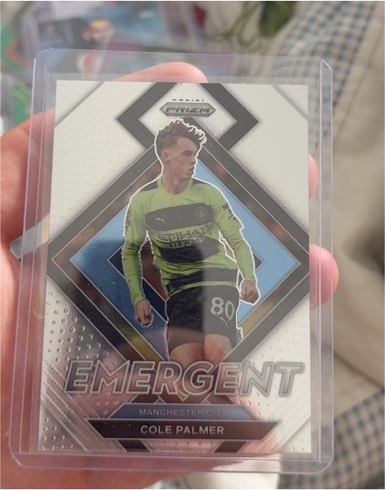 2022 Panini Prizm Premier League #24 Cole Palmer Emergent Silver — front