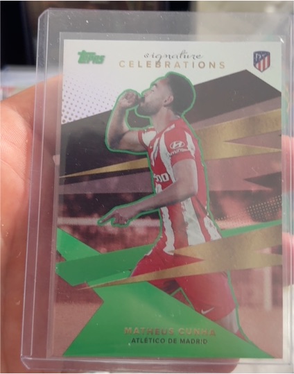 2023 Topps Signature Celebrations Matheus Cunha Atlético de Madrid — front