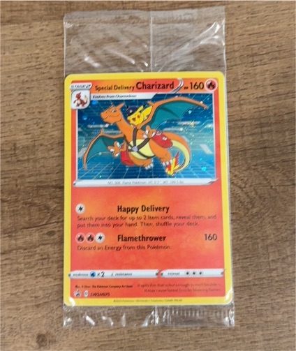 2022 Pokémon Center Special Delivery Charizard #SWSH075 — front