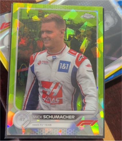 2022 Topps Chrome Formula 1 #70 Mick Schumacher — front