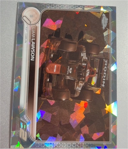 2022 Topps Chrome Formula 1 #5 Liam Lawson — front