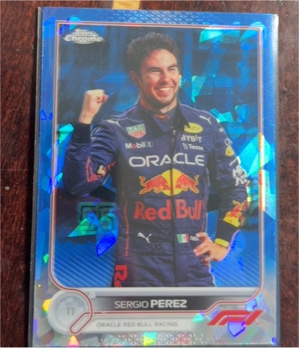 2022 Topps Chrome Formula 1 #11 Sergio Perez — front