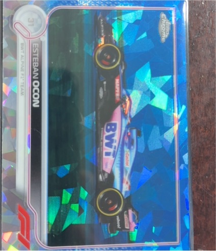 2022 Topps Chrome Formula 1 #116 Esteban Ocon — front
