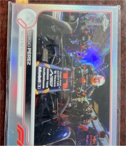 2022 Topps Chrome Formula 1 #23 Sergio Perez — front