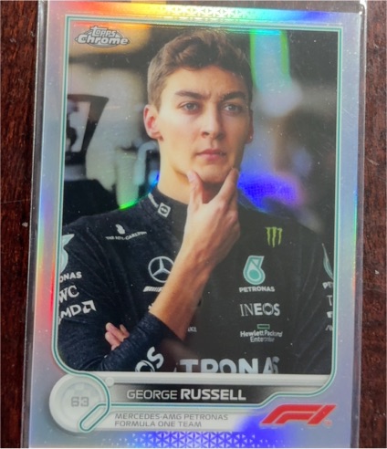 2022 Topps Chrome Formula 1 #18 George Russell — front