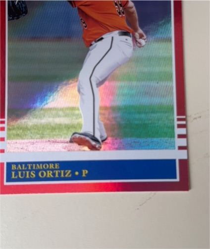 1987 Fleer #3 Luis Ortiz — front