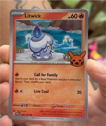 2024 Pokémon Trick or Trade #036 Litwick — front