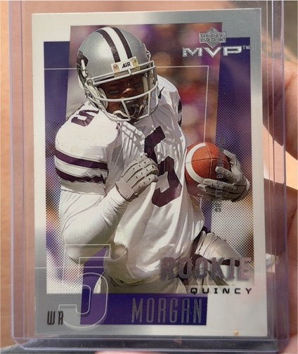 2001 Upper Deck MVP #316 Quincy Morgan Rookie — front