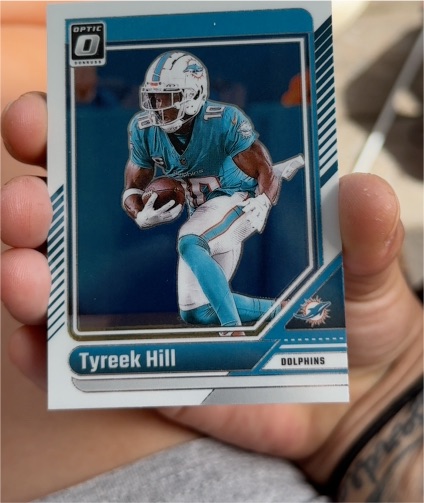 2024 Donruss Optic #123 Tyreek Hill — front