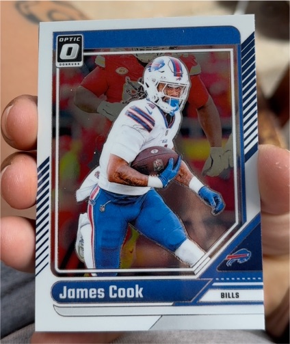 2024 Panini Donruss Optic #20 James Cook — front