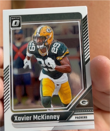 2024 Donruss Optic #75 Xavier McKinney — front