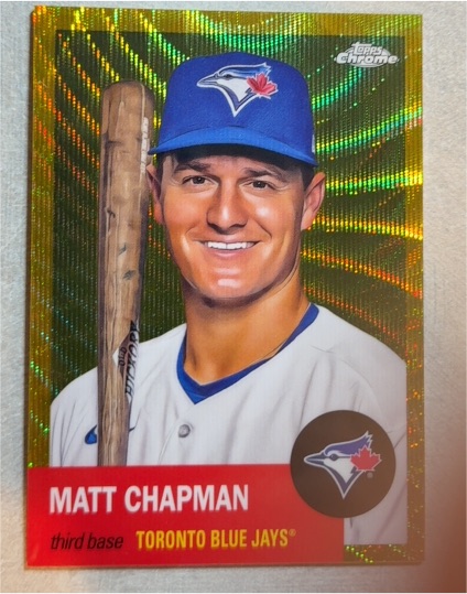 2022 Topps Chrome Platinum Anniversary #54 Matt Chapman — front