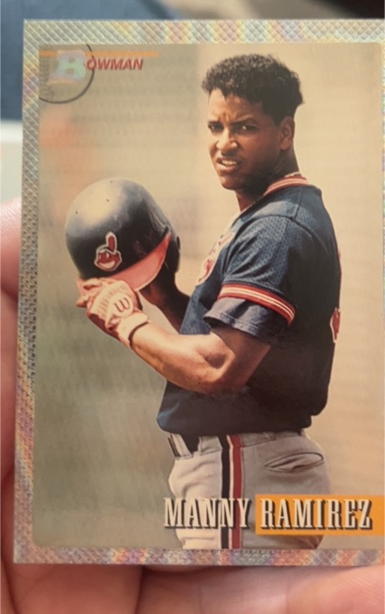 1993 Bowman #365 Manny Ramirez — front