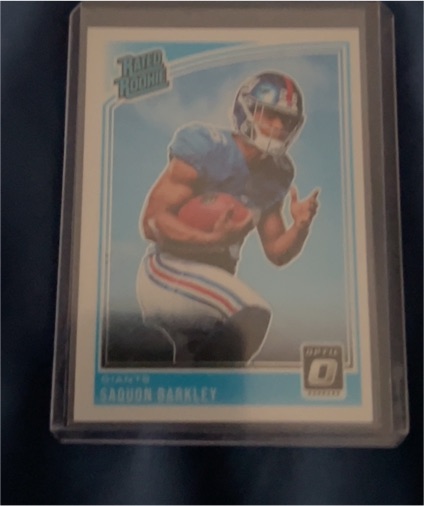 2018 Panini Donruss Optic #156 Saquon Barkley — front