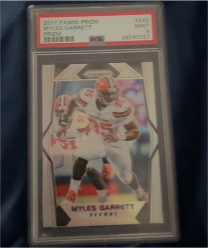 2017 Panini Prizm #242 Myles Garrett — front