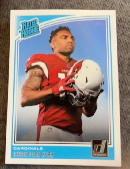2018 Panini Donruss Rated Rookie #313 Christian Kirk — front