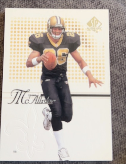 2002 SP Authentic #54 Deuce McAllister — front