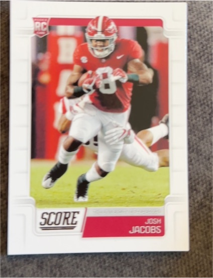 2019 Panini Score #383 Josh Jacobs — front