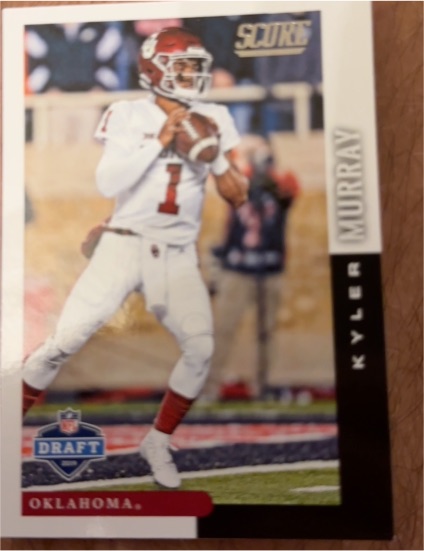 2019 Score #DFT-9 Kyler Murray NFL Draft — front