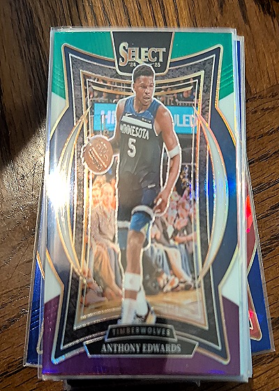 2024-25 Panini Select #23 Anthony Edwards — front