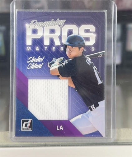 2018 Donruss Promising Pros Materials Shohei Ohtani — front