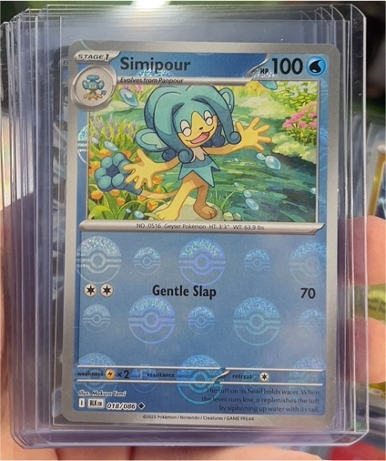 2023 Pokémon TCG Scarlet & Violet Black Bolt #021 Simipour — front