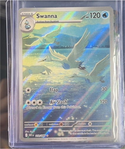 2025 Pokémon Scarlet & Violet #110 Swanna — front