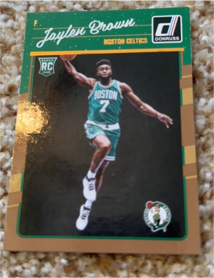 2016-17 Panini Donruss #153 Jaylen Brown — front