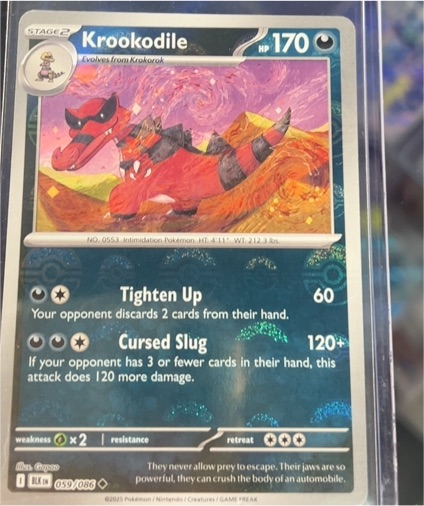 2023 Pokémon SV06: Twilight Masquerade #059 Krookodile — front