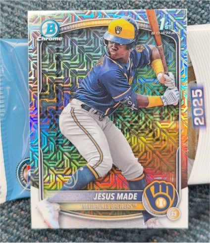 2025 Bowman Chrome Prospects #BCP-50 Jesus Made — front