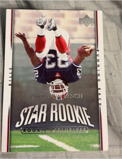 2007 Upper Deck #280 Marshawn Lynch Rookie Exclusives Star Rookie — front