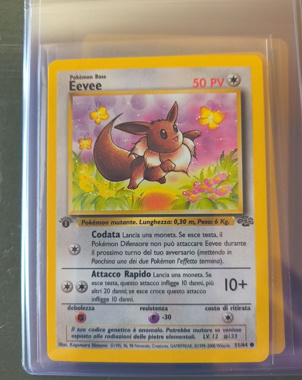 1999 Pokémon Jungle #51 Eevee — front