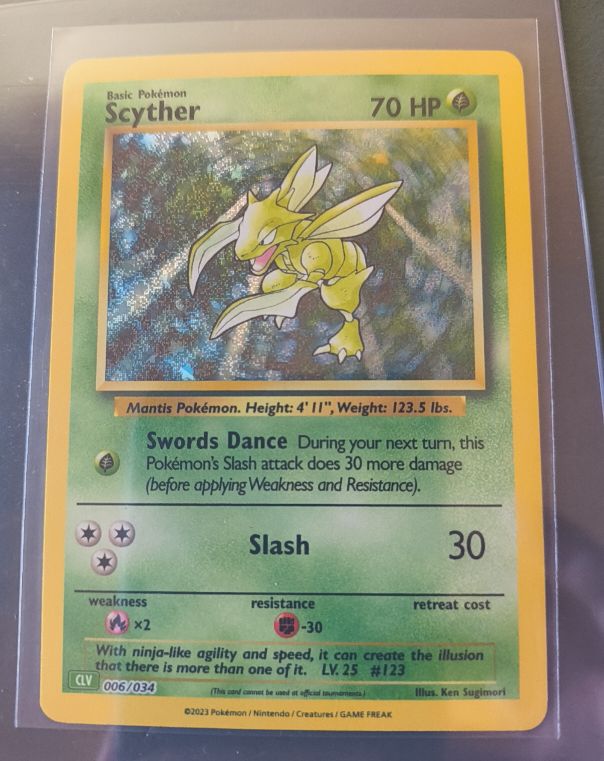 2023 Pokémon Classic Collection #006 Scyther — front