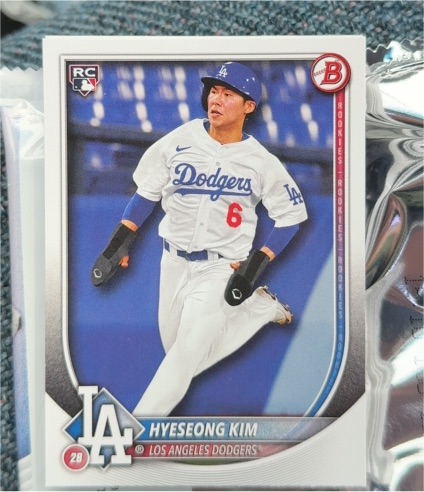 2025 Bowman #91 Hyeseong Kim — front