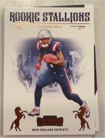 2024 Panini Contenders Rookie Stallions #18 Ja'Lynn Polk — front