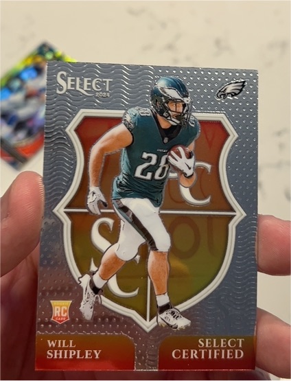 2024 Panini Select #20 Will Shipley — front