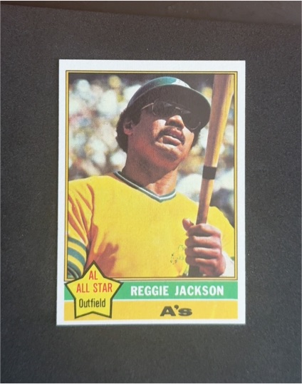 1976 Topps #500 Reggie Jackson — front