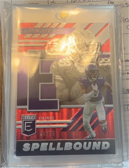 2023 Panini Donruss Elite Spellbound #SB-JJ2 Justin Jefferson — front