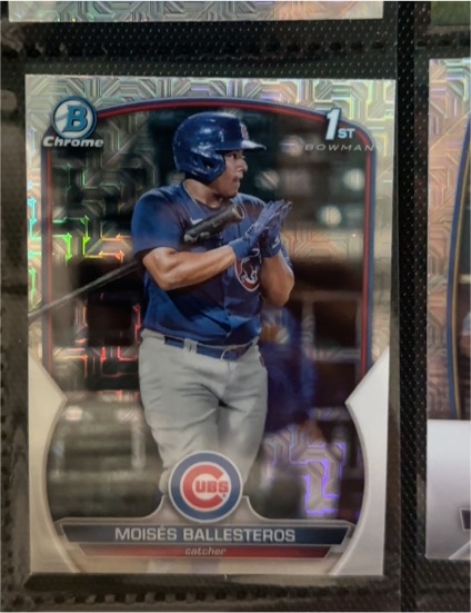 2023 Bowman Chrome #BCP-11 Moises Ballesteros — front